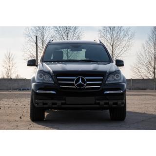 Přední ochranný rám ST015 Black (nerez) Mercedes GL třída X164 2006–2012 fotografie 2