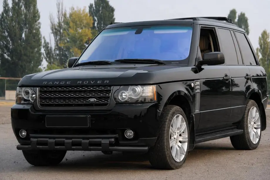 Range Rover III L322 2002–2012 Přední ochranný rám ST015 Black (nerez) Image