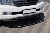 Toyota Land Cruiser 200 2007–2021 Přední ochranný rám ST015 Black (nerez) fotografie 3
