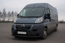 Citroen Jumper 2007–2025 Přední ochranný rám ST019 Black (nerez) fotografie 3