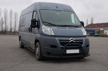 Peugeot Boxer 2006–2025 Přední ochranný rám ST019 Black (nerez) fotografie 2