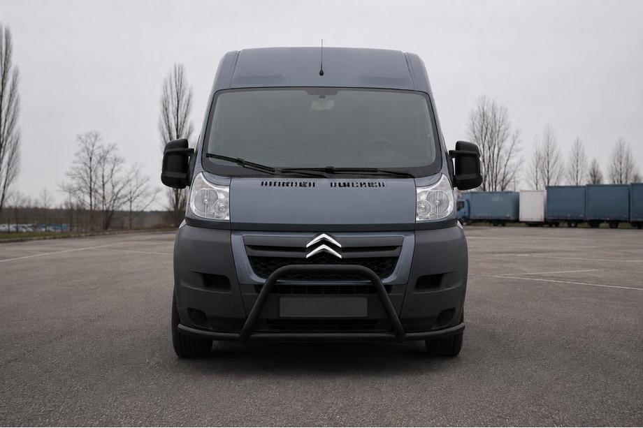 Peugeot Boxer 2006–2025 Přední ochranný rám ST019 Black (nerez) Image