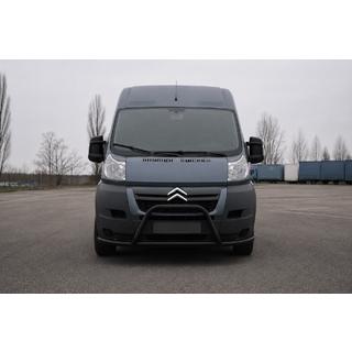 Přední ochranný rám ST019 Black (nerez) Fiat Ducato 2006–2025 fotografie 1