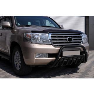 Přední ochranný rám WT002 Black (nerez) Toyota Land Cruiser 200 2007–2021 fotografie 2