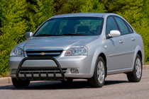 Chevrolet Lacetti 2003–2024 Přední ochranný rám WT003 Black (60 mm, nerez) fotografie 1