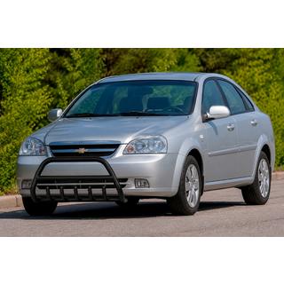Přední ochranný rám WT003 Black (60 mm, nerez) Chevrolet Lacetti 2003–2024 fotografie 1