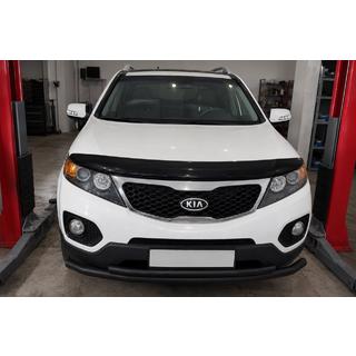 Přední spodní ochranný rám Black (nerez) Kia Sorento II XM 2009–2014