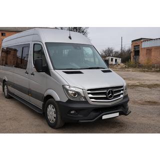 Přední spodní ochranný rám MBSP.07.F3-04.6 Black (nerez) Mercedes Sprinter W906 2006–2018 fotografie 2