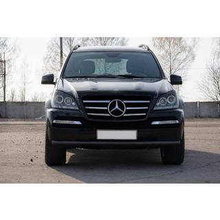 Přední ochranný rám ST008 Black (nerez) Mercedes GL třída X164 2006–2012 fotografie 1