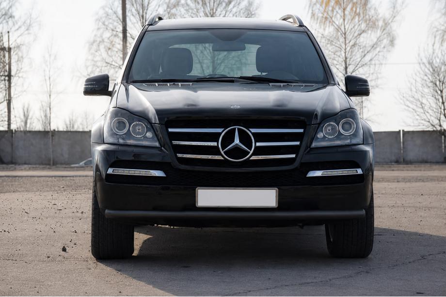 Mercedes GL třída X164 2006–2012 Přední ochranný rám ST008 Black (nerez) Image