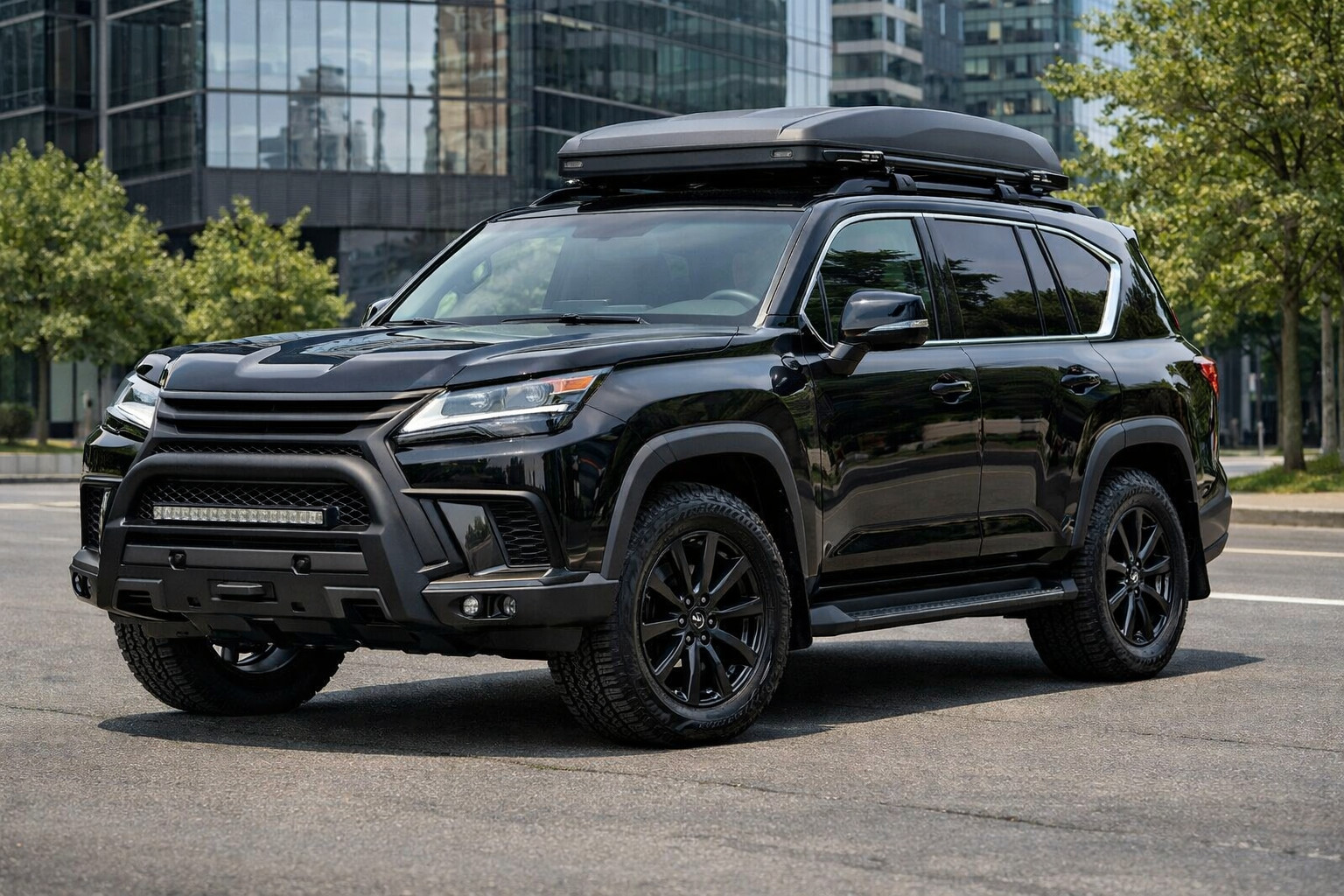 Co namontovat na Lexus LX 500d/600 do města bez kýče