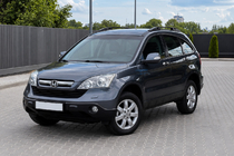 Honda CRV 2007–2011 Černé střešní ližiny (OEM) fotografie 2