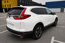 Honda CRV 2017–2022 Integrované střešní ližiny černé OEM (hliník) fotografie 3
