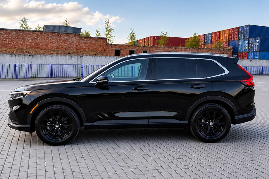 Honda CRV 2022– Integrované střešní ližiny šedé OEM (ABS plast) Image