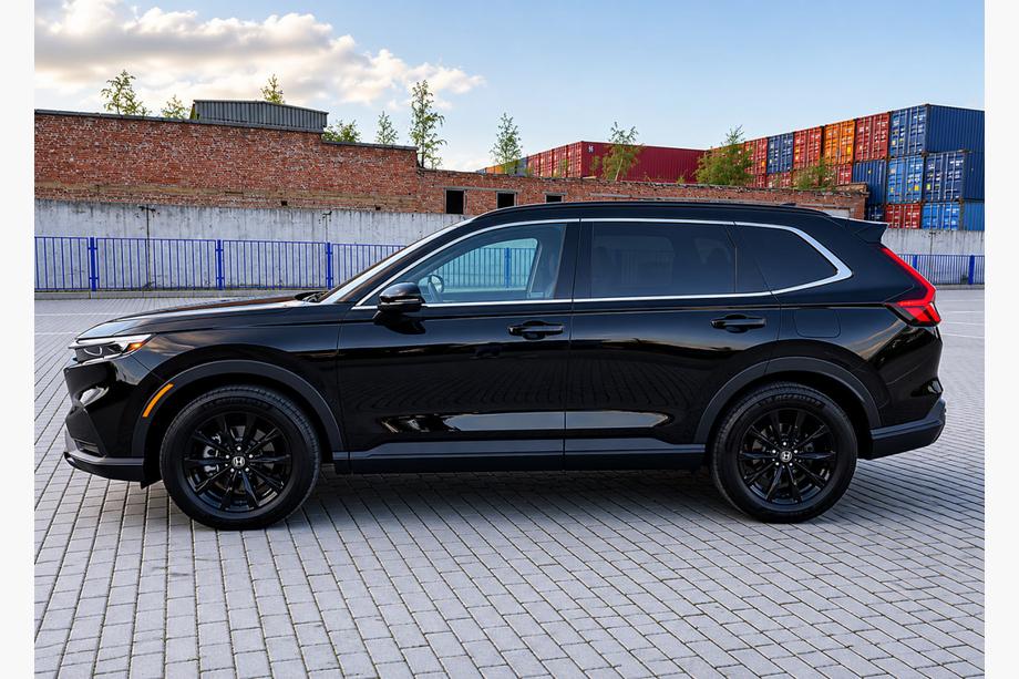Honda CRV 2022– Integrované střešní podélníky černé OEM (ABS plast) Image