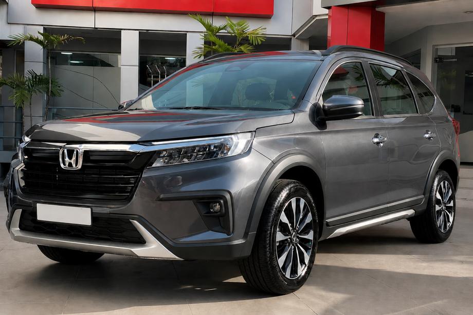 Honda BR-V 2021– Integrované střešní ližiny černé OEM (hliník) Fotografie 1