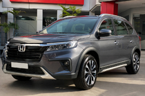 Honda BR-V 2021– Integrované střešní podélníky šedé OEM (hliník) fotografie 1