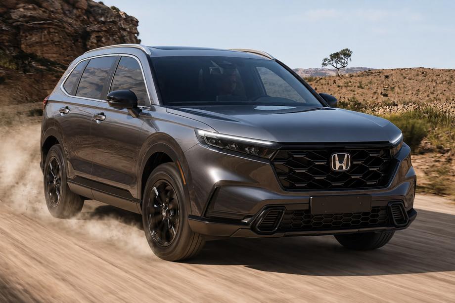 Honda CRV 2022– Integrované střešní ližiny šedé OEM (ABS plast, montáž lepením) Image