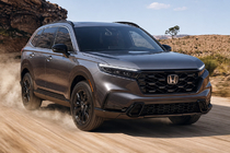 Honda CRV 2022– Integrované střešní ližiny černé OEM (ABS plast, montáž lepením) fotografie 1