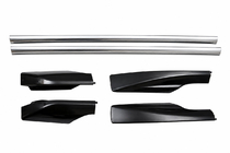 Toyota Rav 4 2006–2013 Střešní ližiny šedé OEM (hliník) fotografie 1