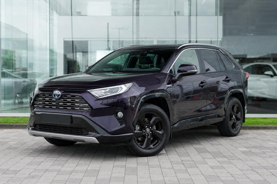 Toyota Rav 4 2019–2025 Integrované střešní ližiny šedé OEM (ABS plast, montáž lepením) Image
