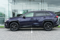 Toyota Rav 4 2019–2025 Integrované střešní ližiny šedé OEM (ABS plast) fotografie 2