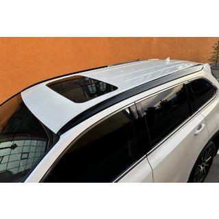 Integrované střešní podélníky černé OEM (ABS plast) Toyota Highlander 2013–2019 fotografie 1