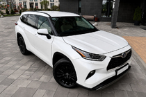Toyota Highlander 2019– Střešní podélníky černé OEM (ABS plast) fotografie 1