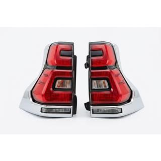 LED zadní světla Chrome V2 (2017-2023, 2 ks) Toyota Land Cruiser Prado 150 2009–2023 fotografie 2