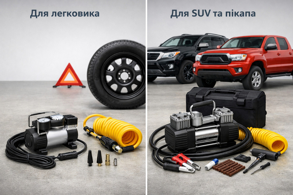 Jaký kompresor vybrat pro osobní auto, SUV nebo pickup
