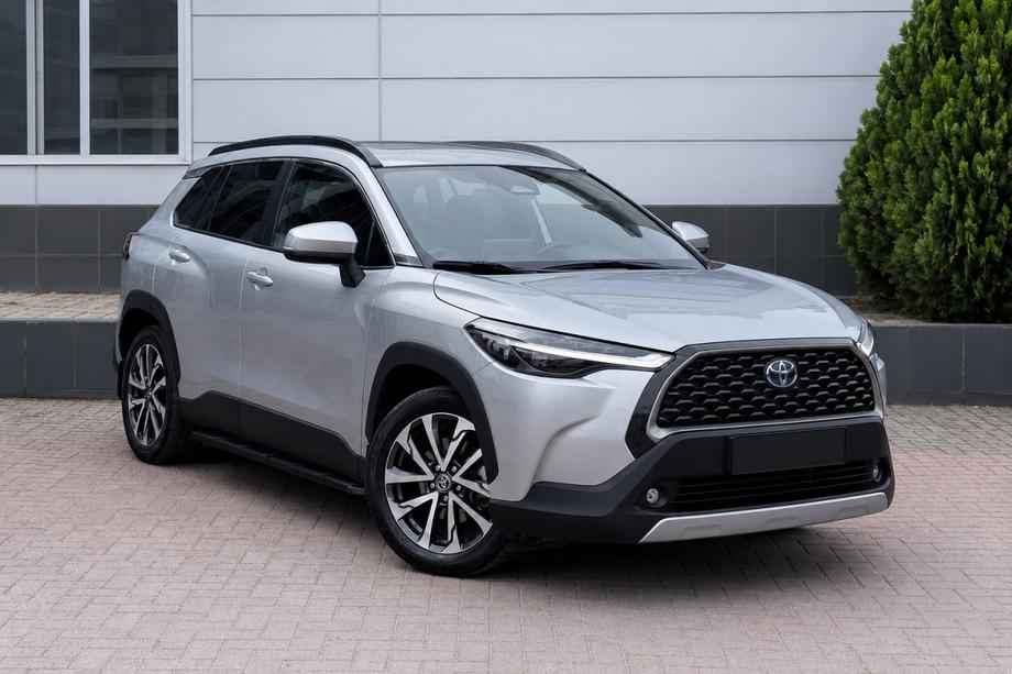 Toyota Corolla Cross 2020– Integrované střešní ližiny černé OEM (hliník) Image