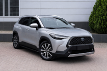 Toyota Corolla Cross 2020– Integrované střešní podélníky šedé OEM (hliník) fotografie 1