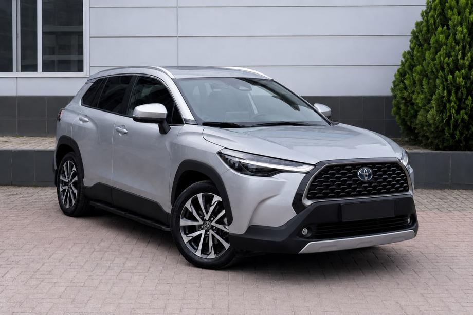 Toyota Corolla Cross 2020– Integrované střešní podélníky šedé OEM (hliník) Image