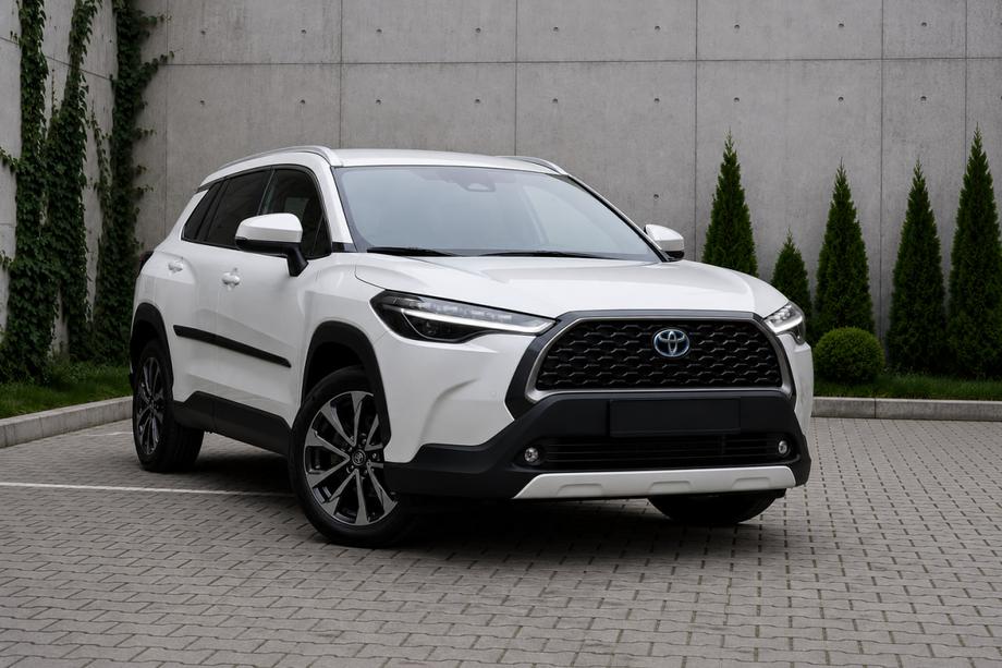 Toyota Corolla Cross 2020– Integrované střešní podélníky šedé OEM (ABS plast, montáž lepením) Fotografie 1