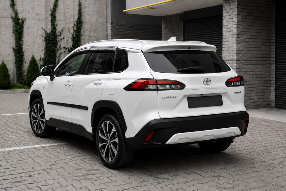 Toyota Corolla Cross 2020– Integrované střešní podélníky šedé OEM (ABS plast, montáž lepením) Fotografie 2