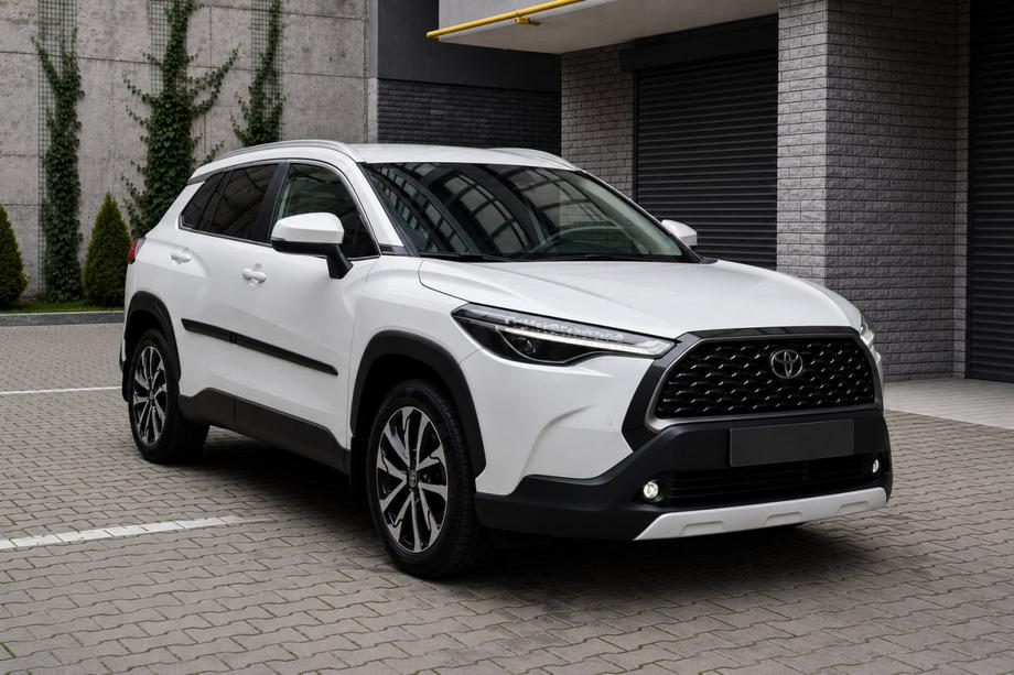 Toyota Corolla Cross 2020– Integrované střešní podélníky šedé OEM (ABS plast, montáž lepením) Fotografie 3