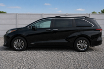 Toyota Sienna 2020– Integrované střešní ližiny černé OEM (hliník) fotografie 1