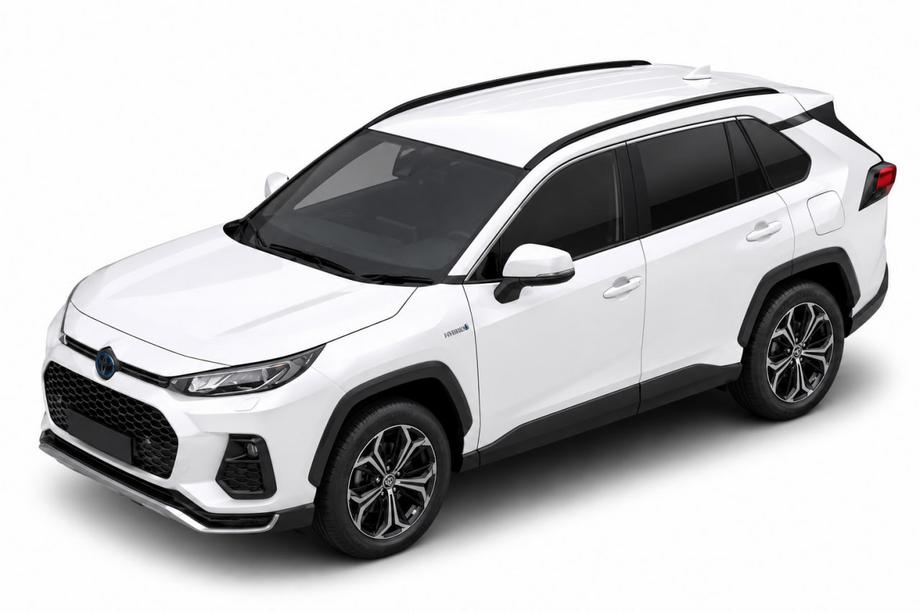 Toyota Raize 2019– Integrované střešní ližiny černé OEM (hliník, montáž lepením) Image