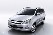 Toyota Innova 2015– Integrované střešní ližiny černé OEM (hliník) fotografie 1
