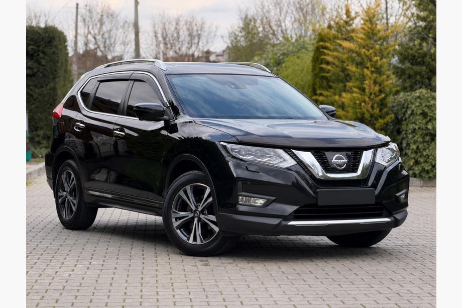 Nissan X-trail T32/Rogue 2014–2021 Střešní ližiny šedé OEM (hliník, montáž lepením) Image