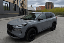 Nissan X-trail T33/Rogue 2022– Integrované střešní podélníky černé OEM (ABS plast) fotografie 1