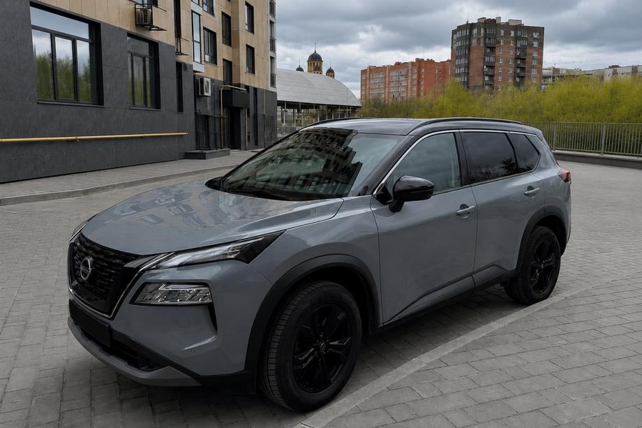 Nissan X-trail T33/Rogue 2022– Integrované střešní podélníky černé OEM (ABS plast) Image