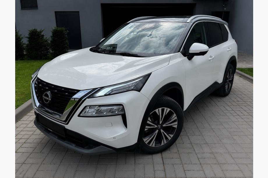 Nissan X-trail T33/Rogue 2022– Integrované střešní ližiny šedé OEM (pro X-trail, hliník, montáž lepením) Image