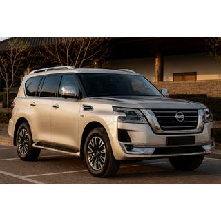 Střešní ližiny šedé (hliník) Nissan Patrol Y62 2010–2024
