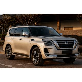 Střešní podélníky černé (hliník) Nissan Armada 2016–2024