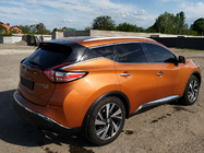 Nissan Murano 2014– Strešní relingy šedé OEM (ABS plast, montáž lepením) fotografie 2
