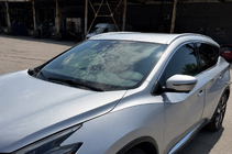 Nissan Murano 2014– Strešní relingy šedé OEM (ABS plast, montáž lepením) fotografie 3