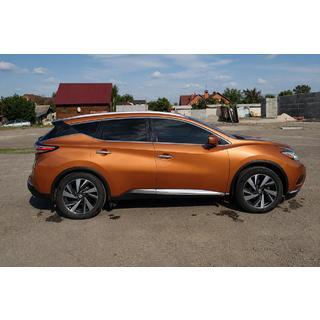 Strešní relingy šedé OEM (ABS plast, montáž lepením) Nissan Murano 2014– fotografie 1
