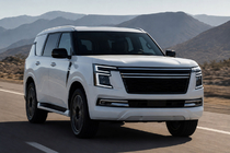 Nissan Patrol Y63 2025– Integrované střešní podélníky šedé OEM (hliník) fotografie 2