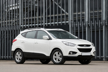 Hyundai IX-35 2010–2015 Strešní relingy šedé OEM (ABS plast, montáž lepením) fotografie 3